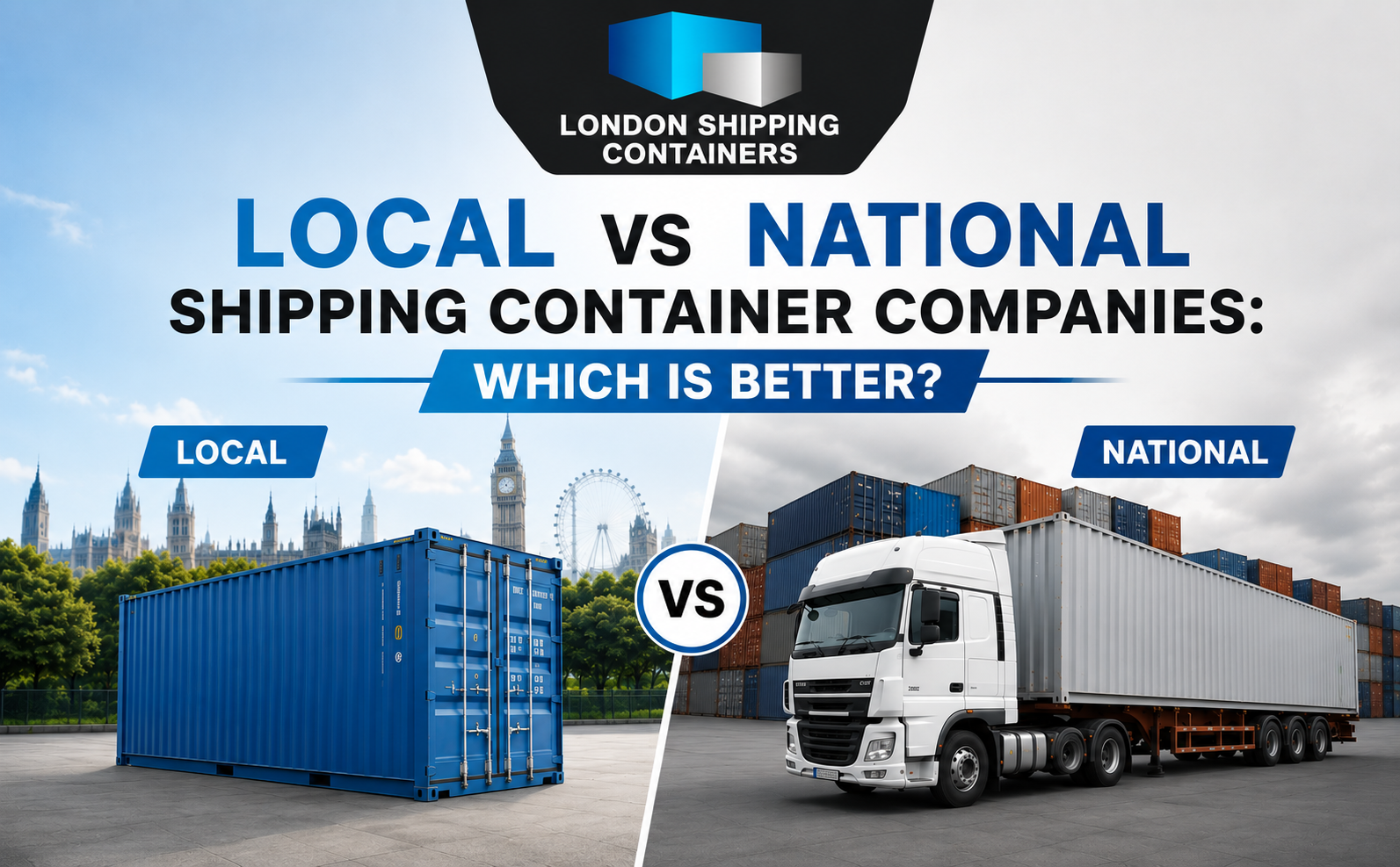Local vs National Shipping Container Companies: Which Is Better?