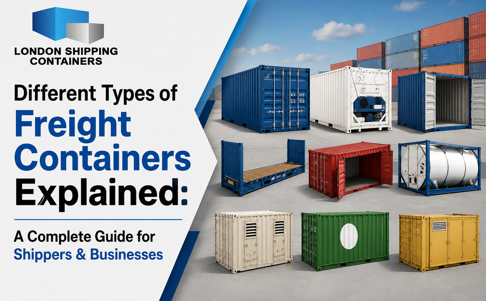 Diffrent Types of Freight Containers